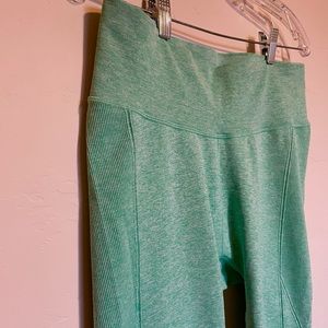 Women athletic pants, green, size XXL